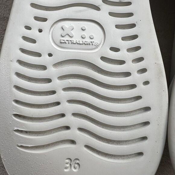 Camper Running Twins White Leather Sneakers Women EU 36 US 6 Red Yellow Heel - Picture 13 of 16